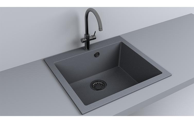 Hanoj 560 sivo s sifonom