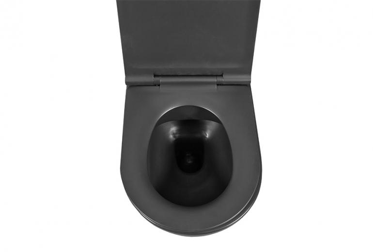 WC školjka City Black mat