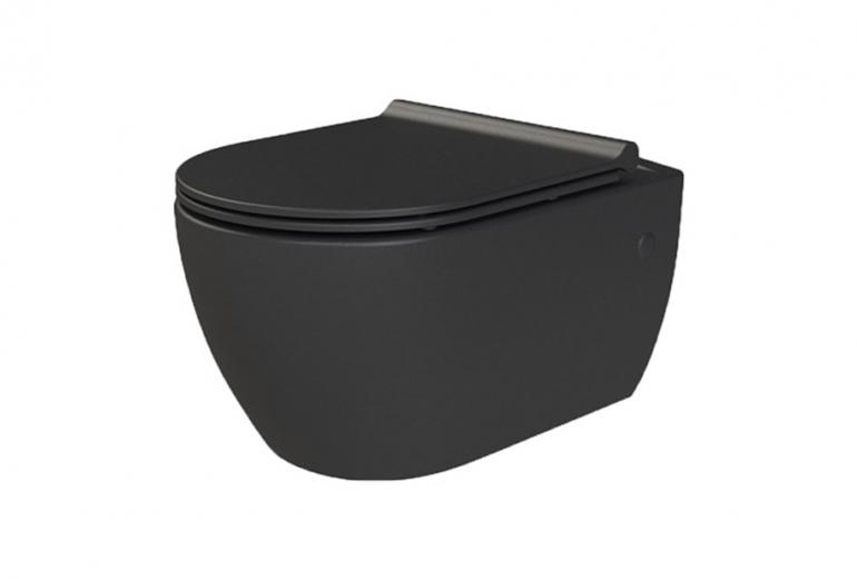 WC školjka City Black mat