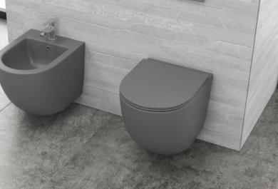 WC školjka LT 046 siva rimless