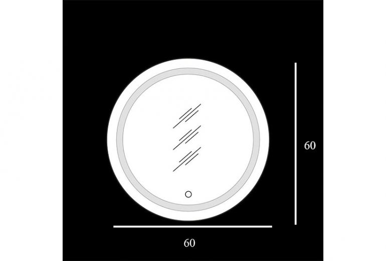 Ogledalo Sunny 60 LED