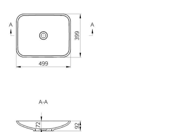 Umivalnik Lynn 50