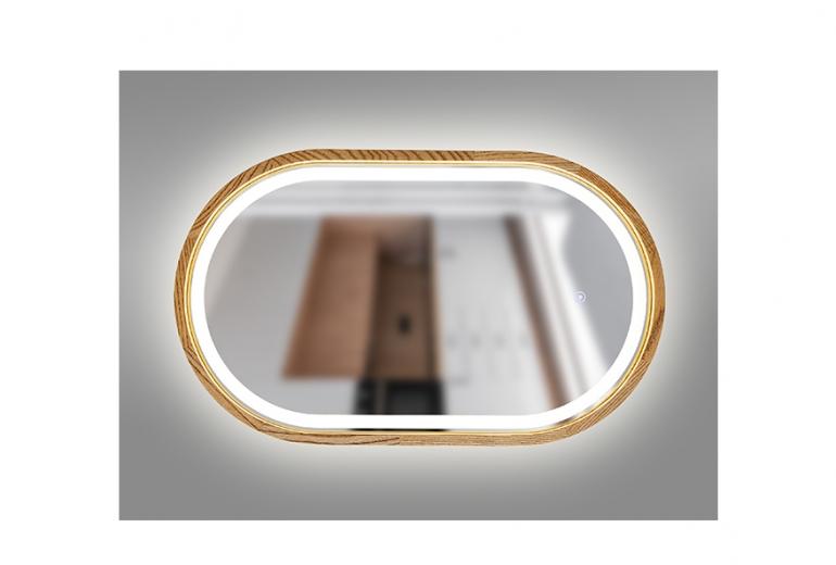 Ogledalo Freedom Slim 80 Hrast LED