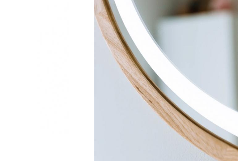 Ogledalo Perfection Slim 60 Hrast LED
