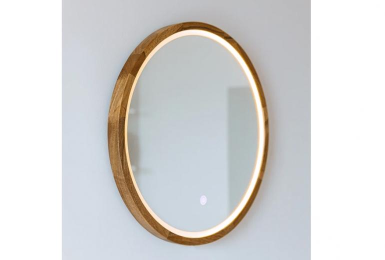Ogledalo Perfection Slim 60 Hrast LED
