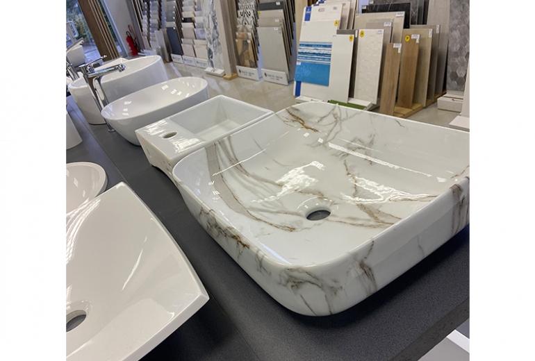 Umivalnik Kimic White Stone 50 