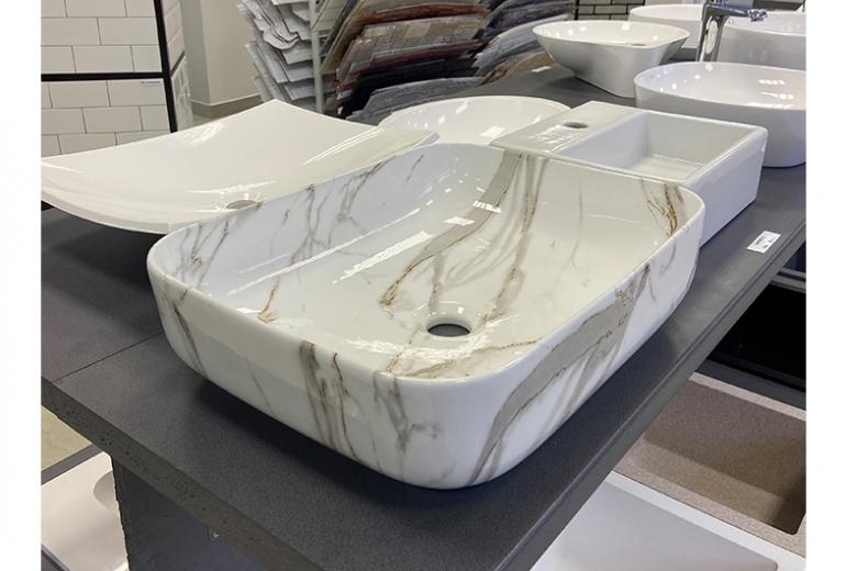 Umivalnik Kimic White Stone 50 