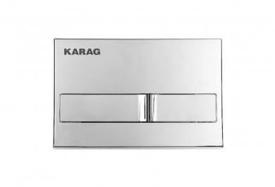 WC tipka Carina krom gloss