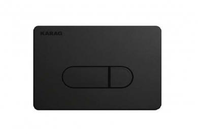 WC tipka Siena black mat