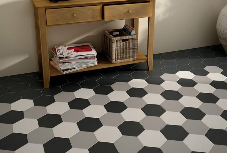 Hexatile Gris Mat 17,5x20
