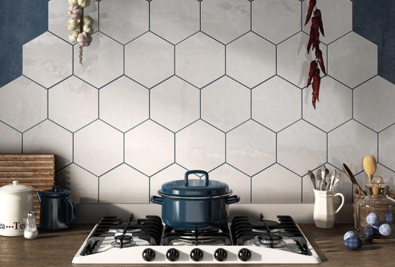 Hexatile Blanco Gloss 17,5x20