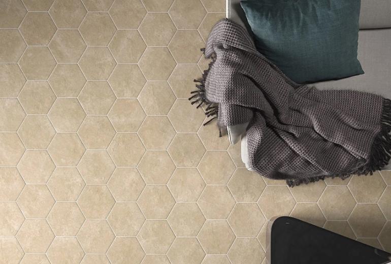 Hexatile Cement Mink 17,5x20