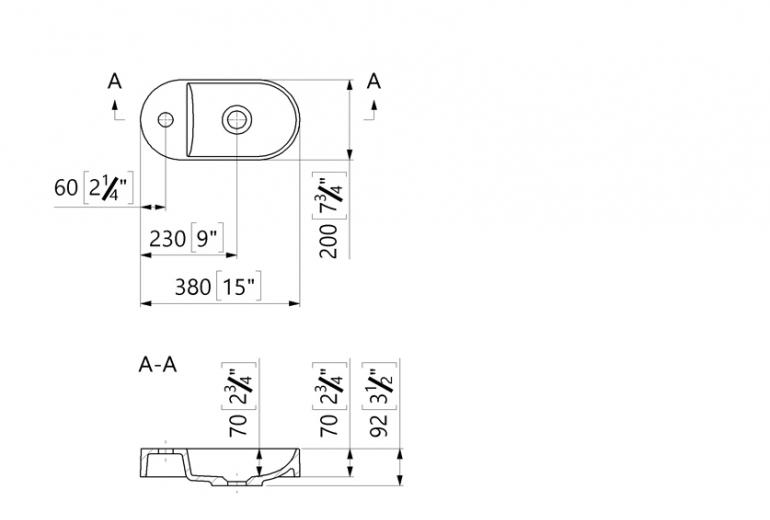 Umivalnik WB0404-38