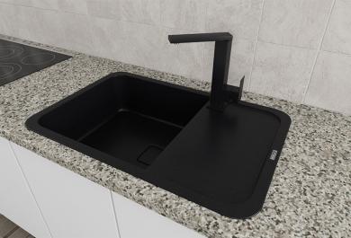 Cube črno s sifonom