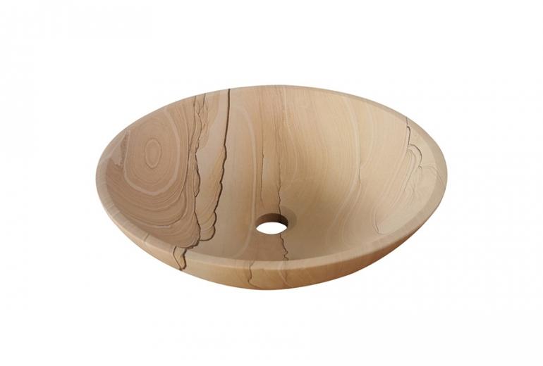 Umivalnik Wooden Sandstone Marmor