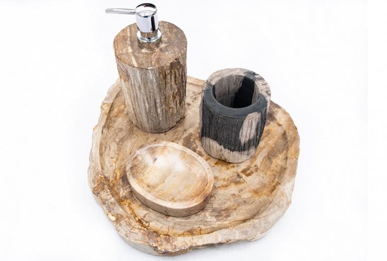 Držalo za milo Fossil Wood rjavo