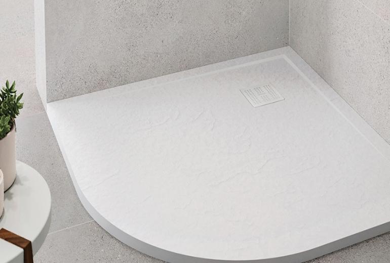 Tuš kad Slate 90x90 round bela