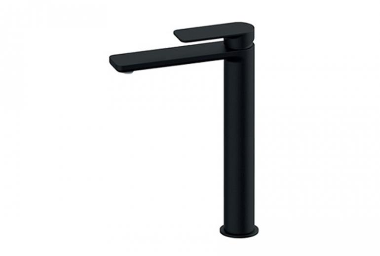 Armatura za umivalnik S2 Round Black Visoka