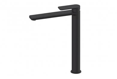Armatura za umivalnik S2 XL Round Black Visoka