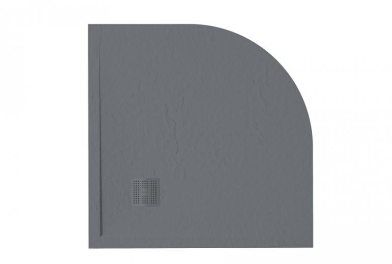 Tuš kad Slate 80x80 round antracit
