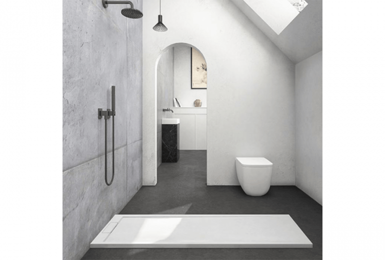 Tuš kad Stone 80x160 bela