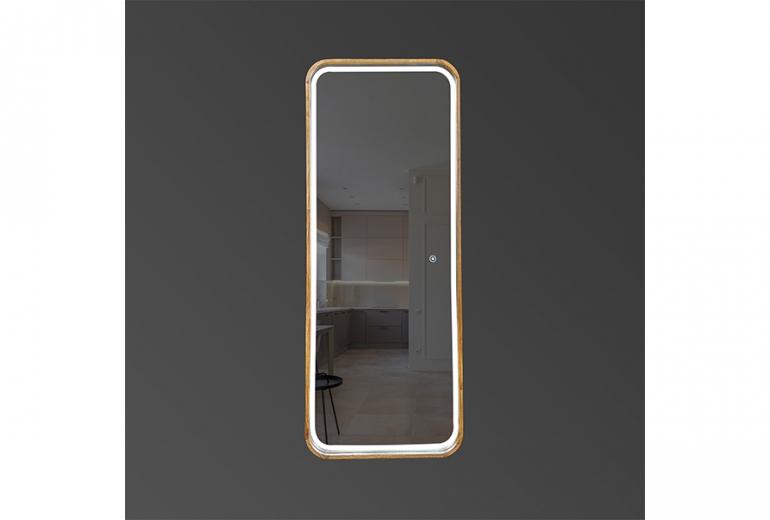 Ogledalo Reliability Slim Floor 70x170 Hrast LED