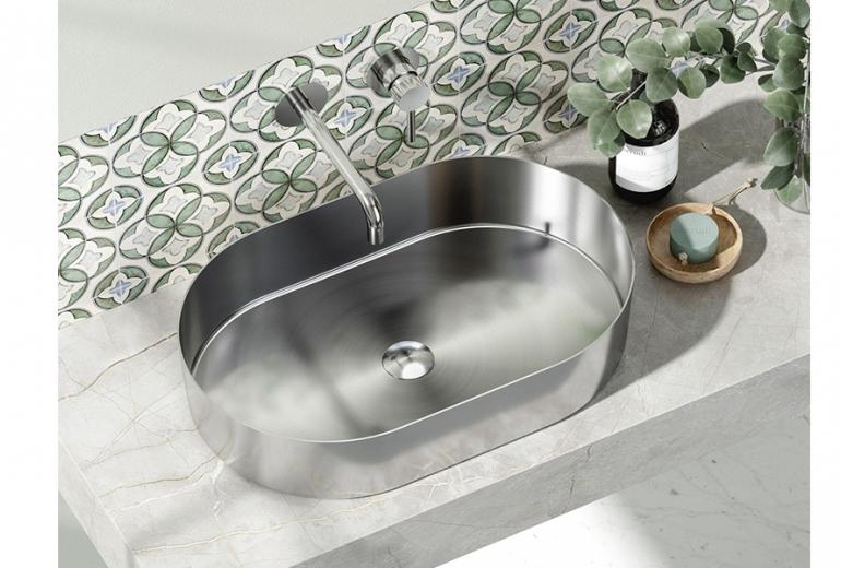 Umivalnik Jupiter Brushed Steel