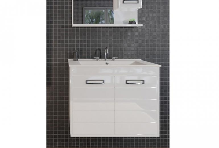 Omarica z umivalnikom White 65 stenska