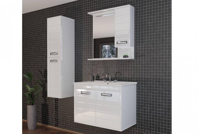 Omarica z umivalnikom White 65 stenska