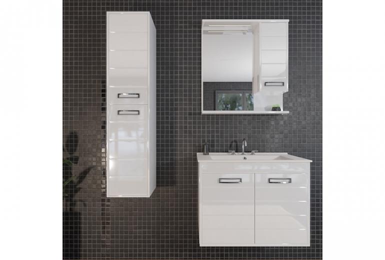 Omarica z umivalnikom White 65 stenska