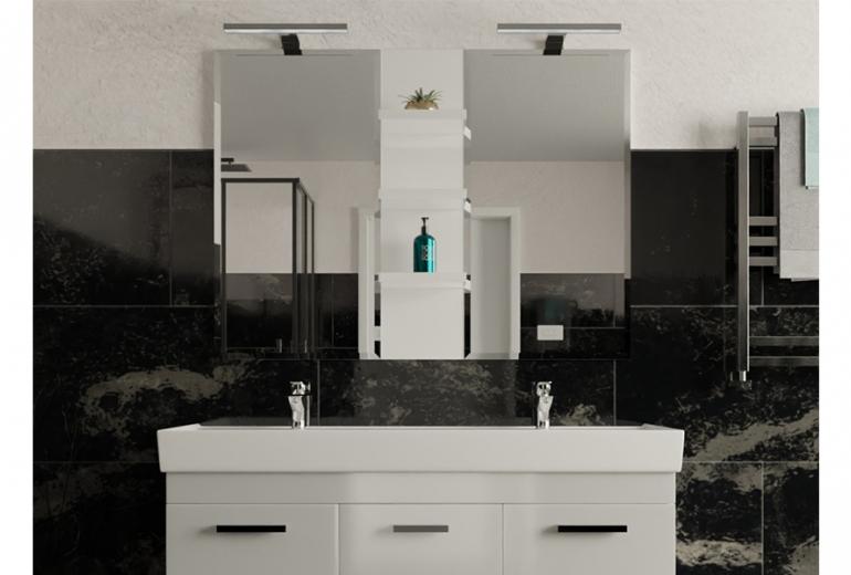 Ogledalo Flat 120 s svetilko