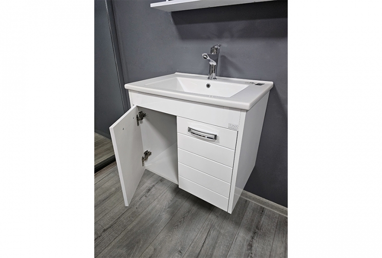 Omarica z umivalnikom White 65 stenska