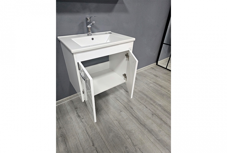 Omarica z umivalnikom White 65 stenska
