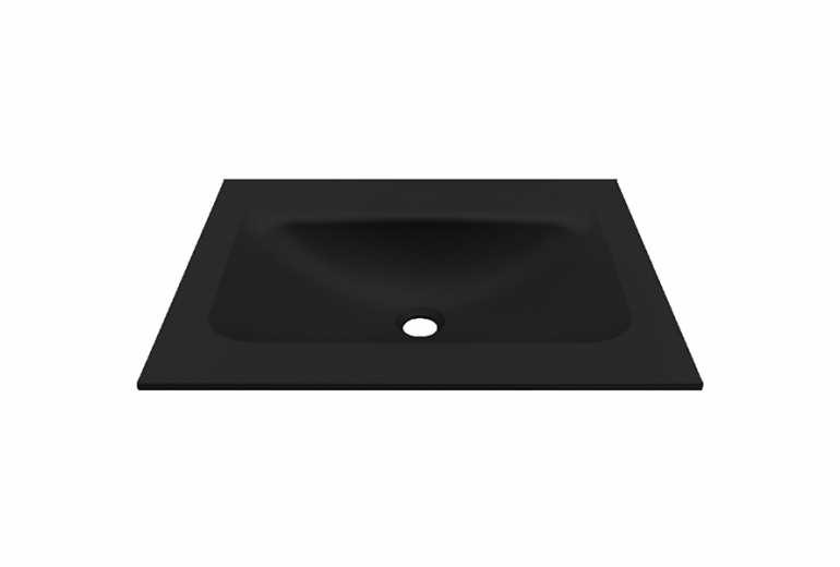 Umivalnik Anim 60 black mat