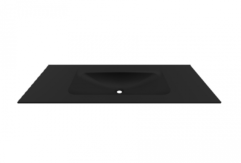 Umivalnik Anim 120 black mat