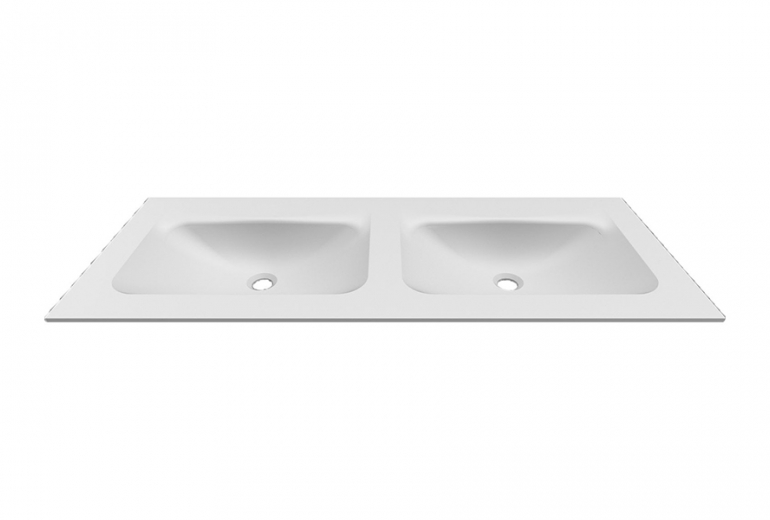 Umivalnik Anim 120 dvojni white mat