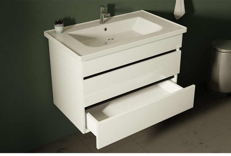 Omarica z umivalnikom Hidro PVC 65 stenska