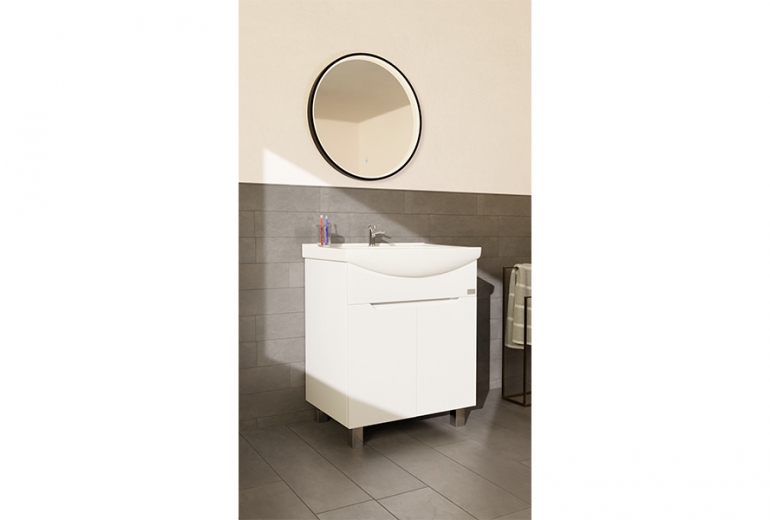 Omarica z umivalnikom River PVC 65 talna
