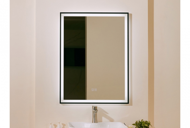 Ogledalo Prosperos 60x80 Nero Fog Free