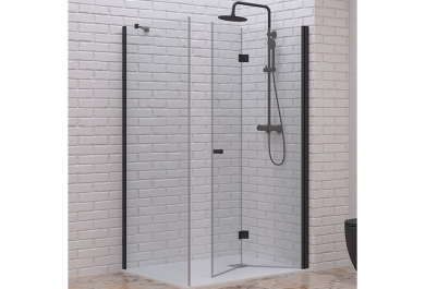 Tuš kabina S7 Walkin 80x50 Nero