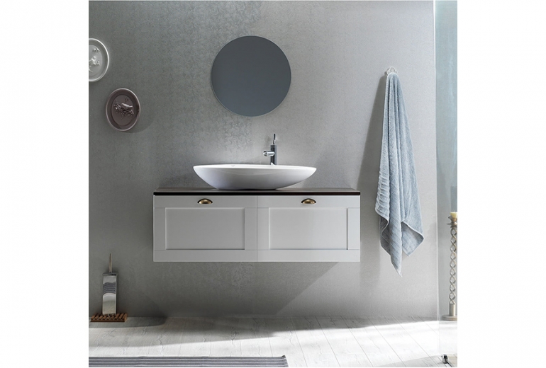 Umivalnik Olive white mat