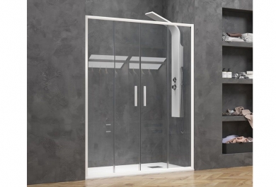 Tuš vrata Efe 600 170x190 bianco