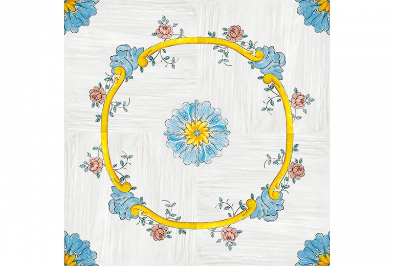 Cotto Mediterraneo Vivara 34x34