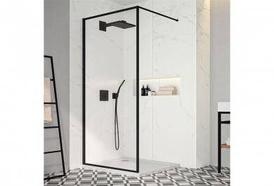 Tuš steklo Walkin 90x200 Black