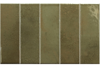 Bohemian Bronze Green Gloss 6x18,6