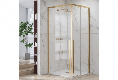 Tuš kabina Santorini 100 Gold  70x70